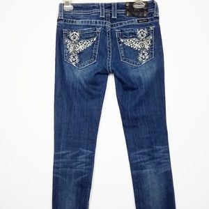 Missme skinny Jean's chrust wings pocket size  26